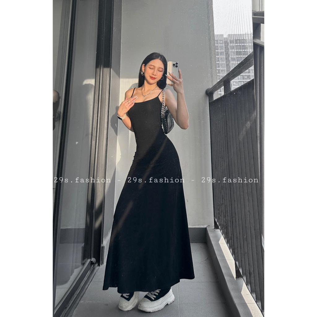 Váy 2 Dây Body, Đầm Maxi Dáng Dài Sexy Siêu Xinh Tôn Dáng (ảnh thật - có size)
