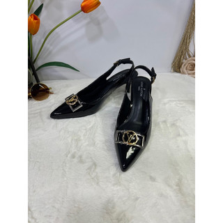 Giày da bóng đen size 38