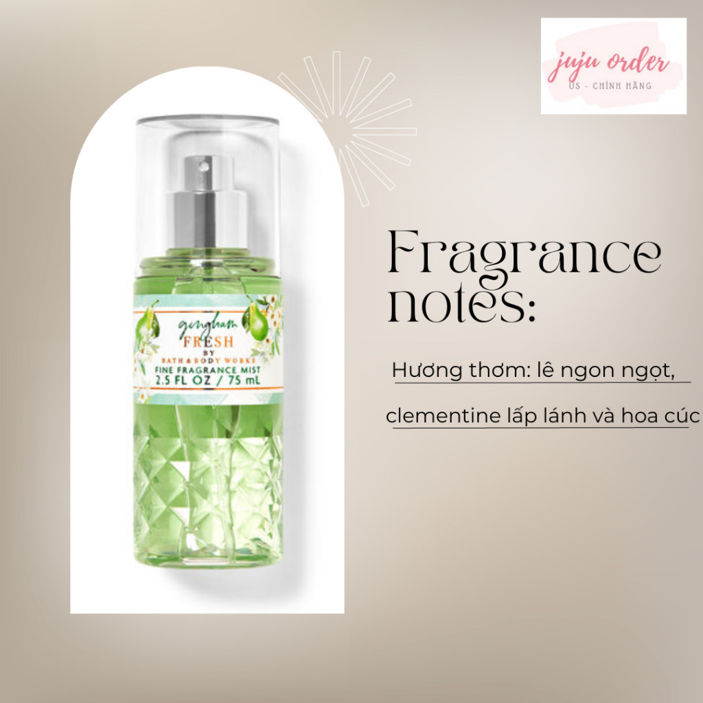 - XỊT THƠM-BODY MIST - BATH&BODYWORKS - 75ML