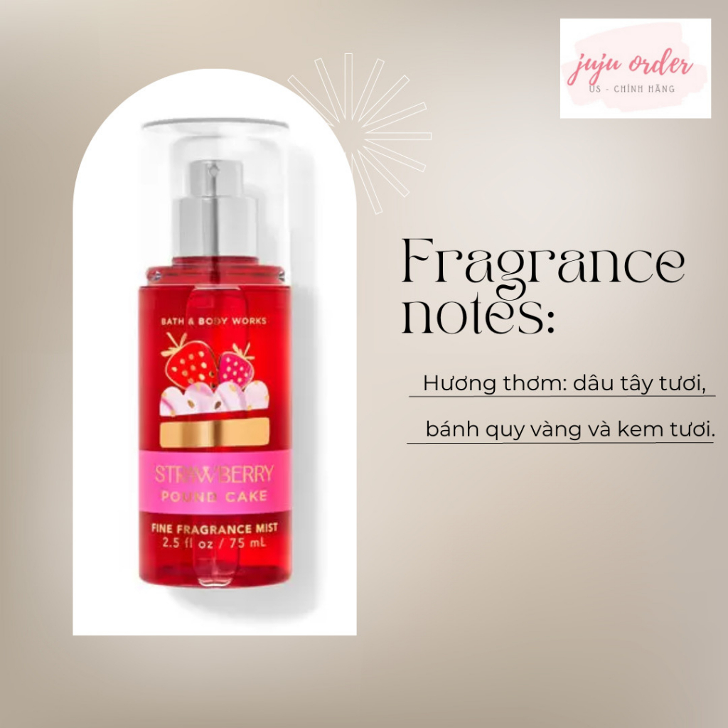 - XỊT THƠM-BODY MIST - BATH&BODYWORKS - 75ML