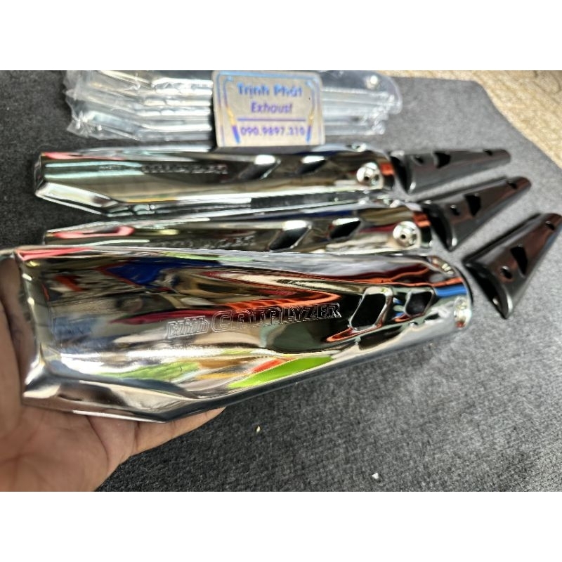 Ốp Pô - che pô Exciter 2010 gắn như zin cho Ex4