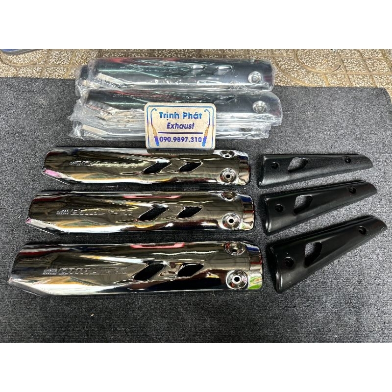 Ốp Pô - che pô Exciter 2010 gắn như zin cho Ex4