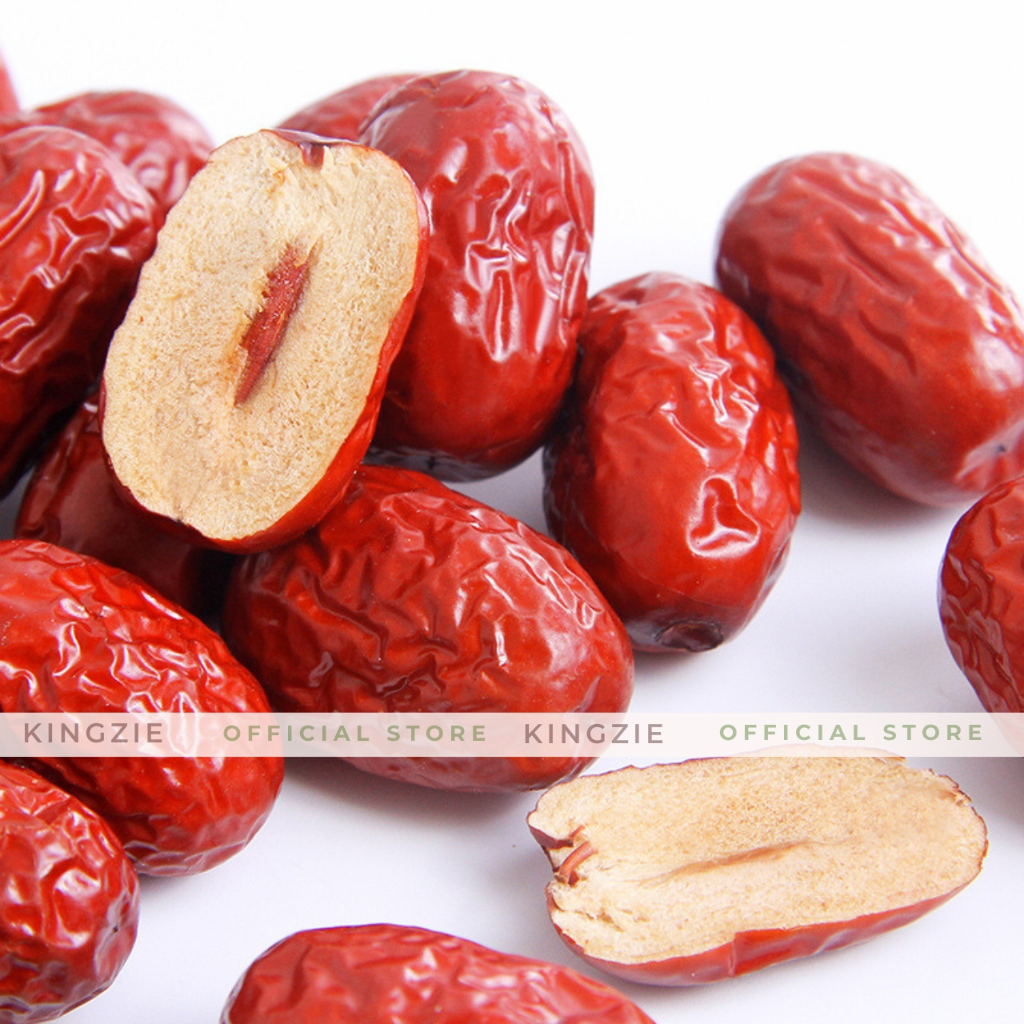 Táo Đỏ Tân Cương Sấy Khô Quả To KINGZIE Giúp Giảm Cân, Dưỡng Nhan, Ngủ Ngon