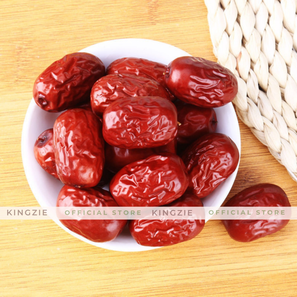 Táo Đỏ Tân Cương Sấy Khô Quả To KINGZIE Giúp Giảm Cân, Dưỡng Nhan, Ngủ Ngon