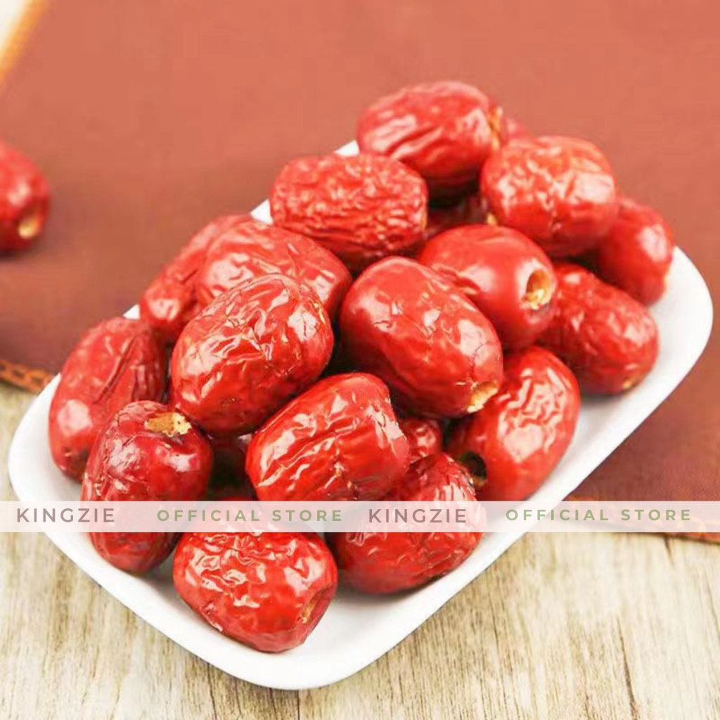 Táo Đỏ Tân Cương Sấy Khô Quả To KINGZIE Giúp Giảm Cân, Dưỡng Nhan, Ngủ Ngon