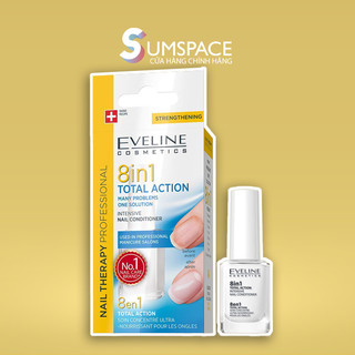 Serum sơn dưỡng eveline nail therapy 8in1 total action - 12ml