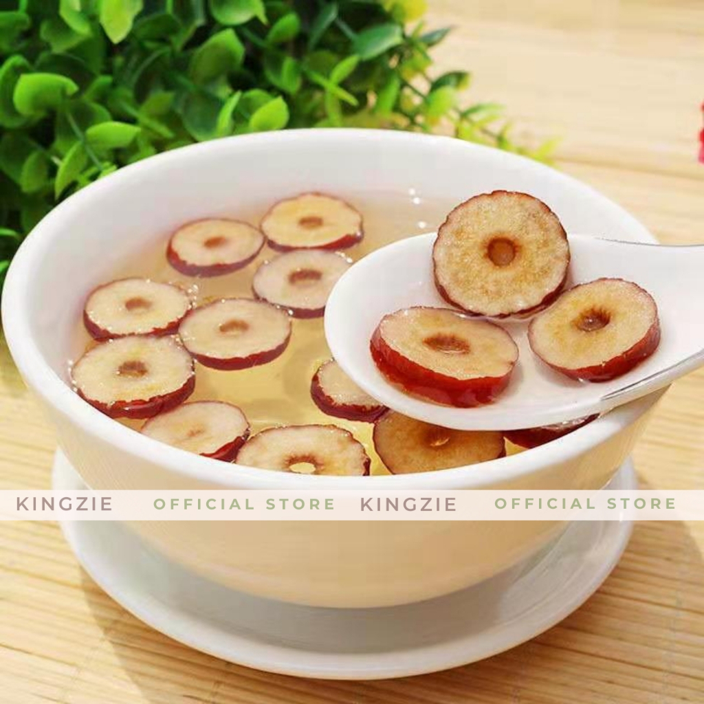Táo Đỏ Tân Cương Thái Lát Loại 1 100g KINGZIE Giúp Giảm Cân, Dưỡng Nhan, Ngủ Ngon