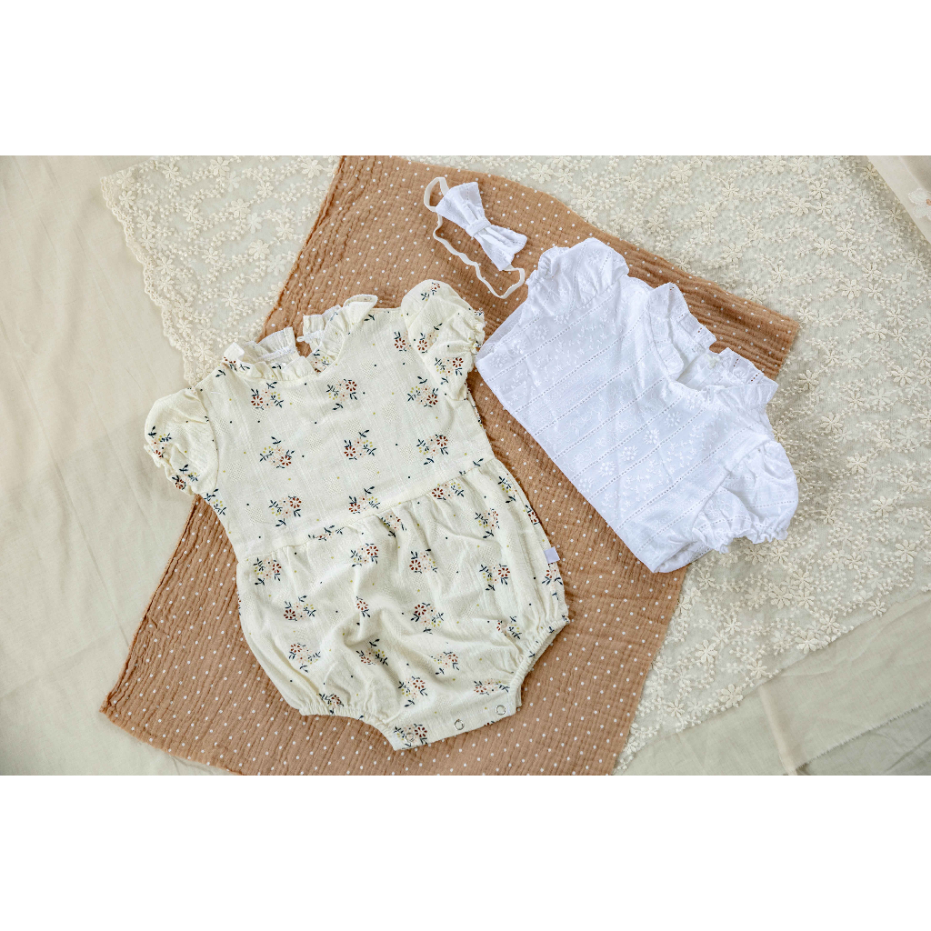 Váy cho bé gái sơ sinh trẻ em đến 2 tuổi BABY112.VN chất liệu cotton thoáng mát mềm mịn họa tiết hoa nhí