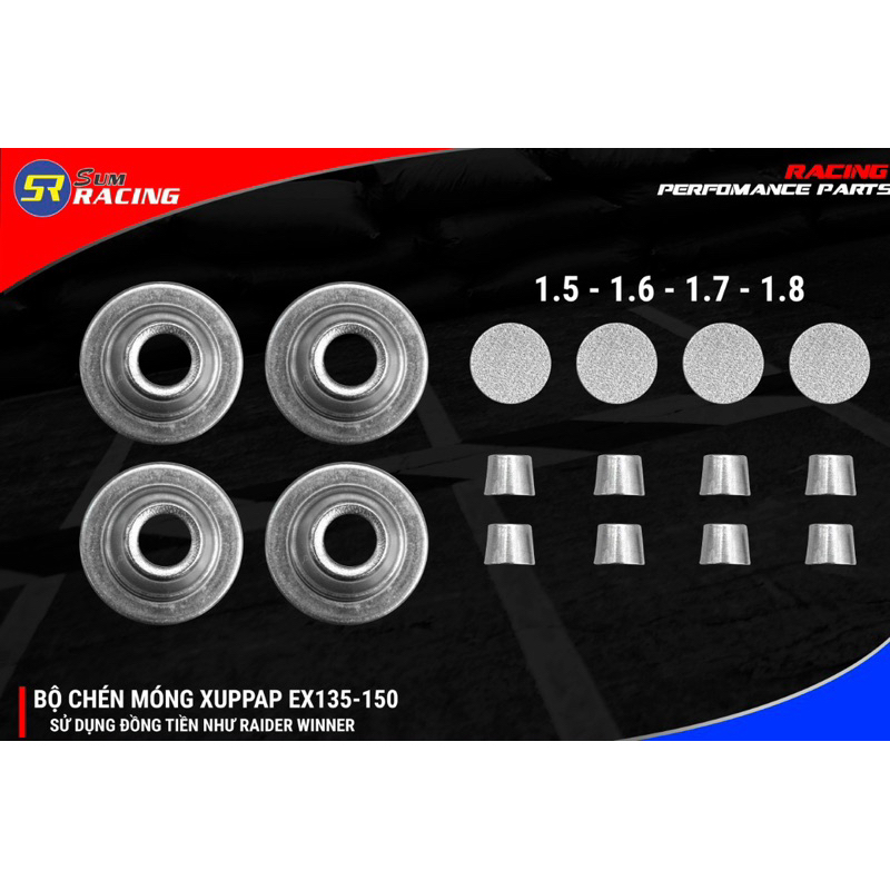 Bộ Chén Xupap Cho Ex135 , Ex150