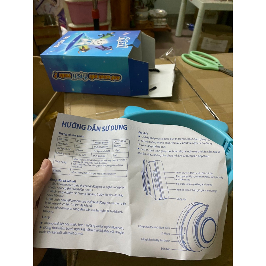 TAI NGHE CHO BÉ QUÀ TẶNG SỮA FRISTI