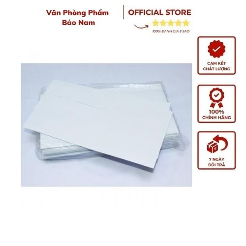 Phong Bì Trắng A4 định lượng120 - Khổ A5 Định lượng 100, khổ A6 Định lượng 100