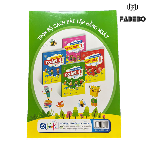 Sách - Bài tập hằng ngày Toán lớp 1 tập 1- biên soạn theo chương trình Kết Nối