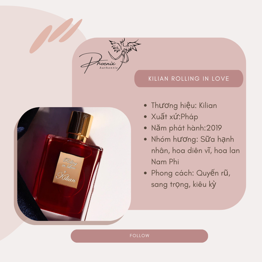 Nước hoa nữ Kilian Rolling In Love dạng chiết 10ml tinh tế, hấp dẫn -phoenix_authentic | BigBuy360 - bigbuy360.vn