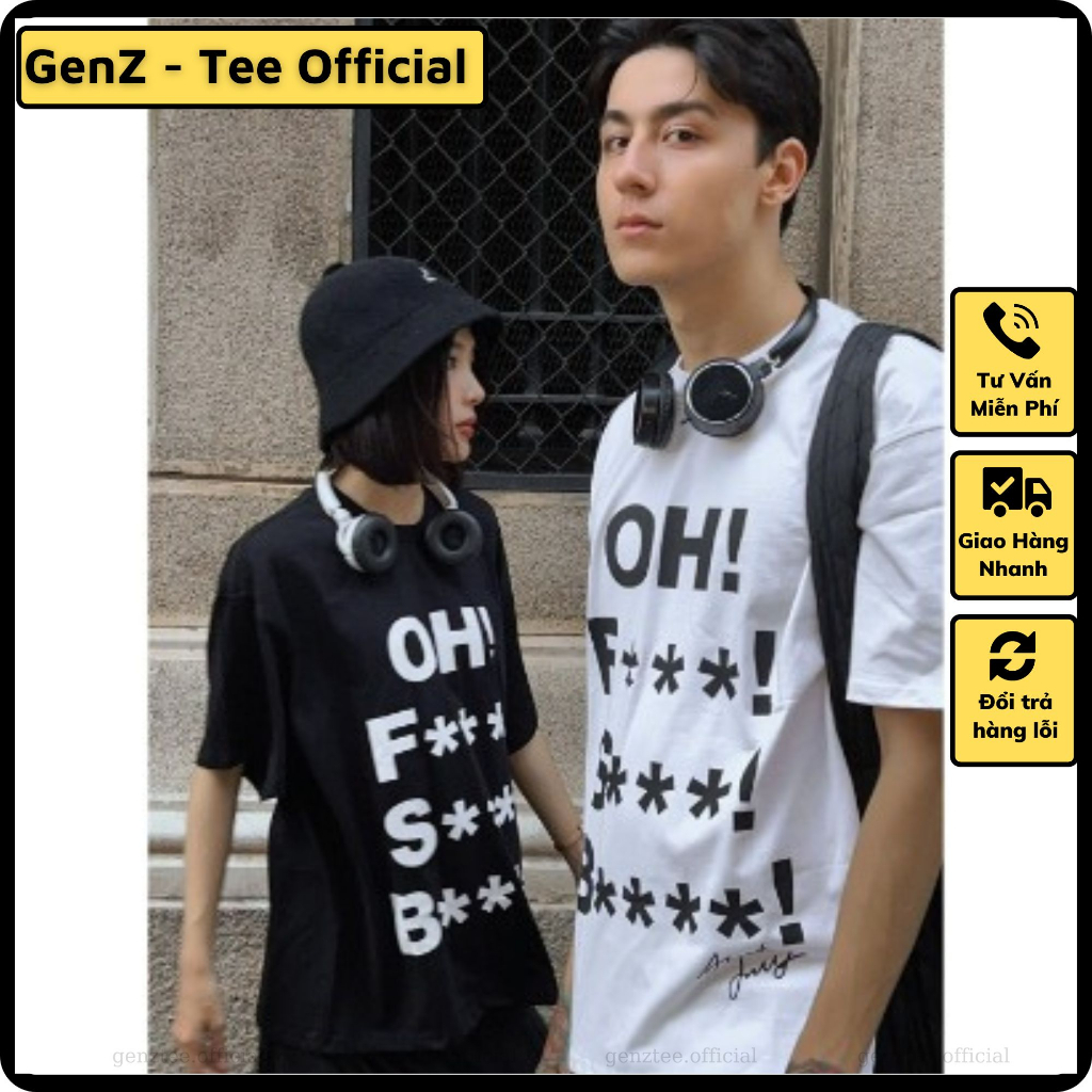 Áo thun Oh Tee, phong cách trẻ trung năng động form rộng nam nữ đủ size