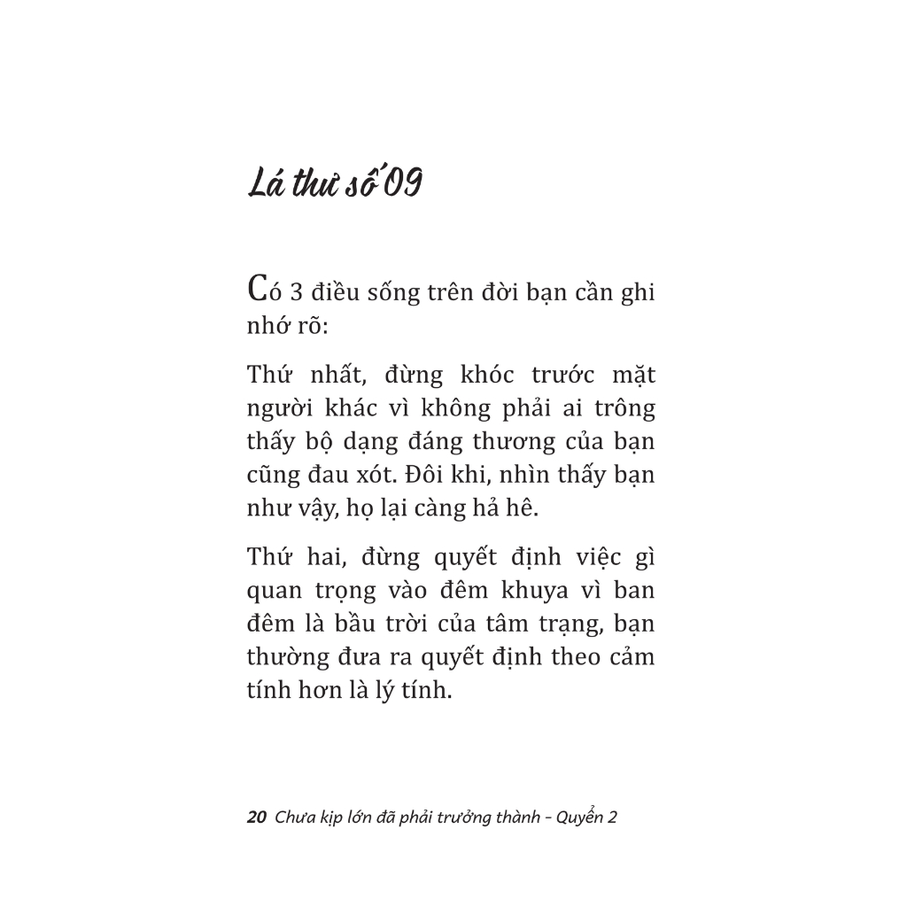 Sách Chưa Kịp Lớn Đã Phải Trưởng Thành - Quyển 2 - Phiên Bản Mùa Hè