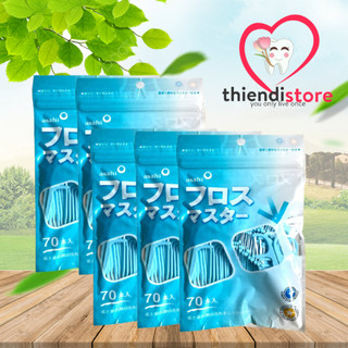 Okamura Combo 5 gói Tăm chỉ nha khoa Asahi chất lượng Nhật Bản .