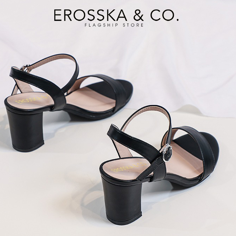 Erosska _ Giày sandal nữ thời trang Erosska gót vuông cao 7cm _ EB066