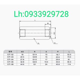 Van một chiều thủy lực CIT-03 ren 17