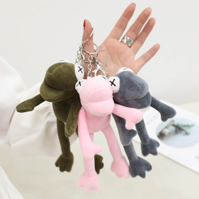 Móc khóa gấu bông treo balo cute móc khóa xe máy thời trang dễ thương