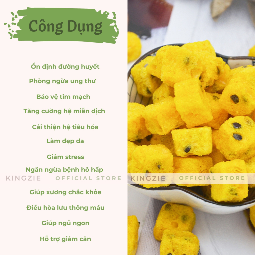 Chanh Dây Sấy Thăng Hoa Thượng Hạng 100gr KINGZIE Giúp Giảm Cân, Đẹp Da, Ngủ Ngon