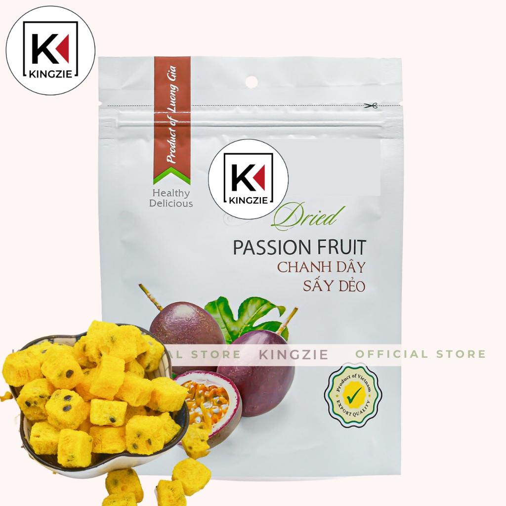 Chanh Dây Sấy Thăng Hoa Thượng Hạng 100gr KINGZIE Giúp Giảm Cân, Đẹp Da, Ngủ Ngon