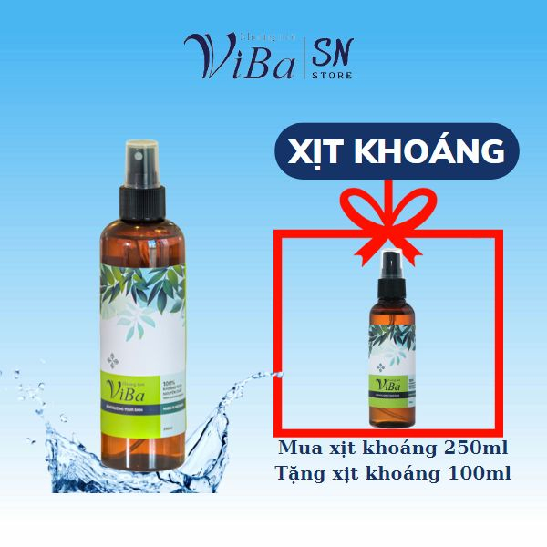 VIBA xịt khoáng dưỡng ẩm cho da dầu mụn, da khô, da nhạy cảm 100/250ml | BigBuy360 - bigbuy360.vn