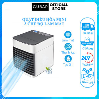 Quạt điều hòa mini, quạt hơi nước mini để bàn, quạt hơi nước có khay đá