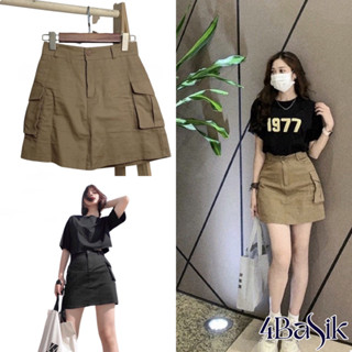 Chân Váy Kaki Chữ A Túi Hộp Có Bigsize 70Kg Mã 603