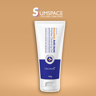 Gel rửa mặt decumar anti-acne promax cleansing gel cho da mụn, thâm, sẹo - 100g