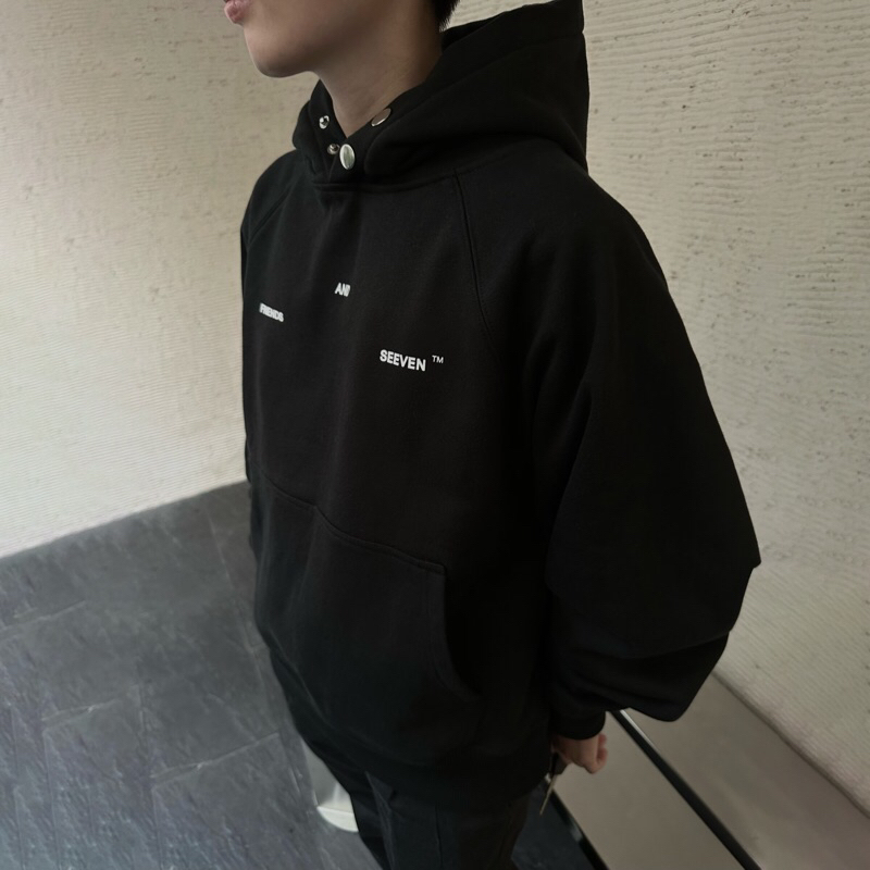 ÁO HOODIE RAGLAN SEEVEN BASIC - SS FORM BOXY
