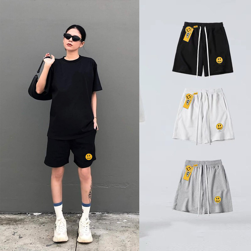 Quần short Drew, quần đùi nữ unisex cotton chất lượng tốt