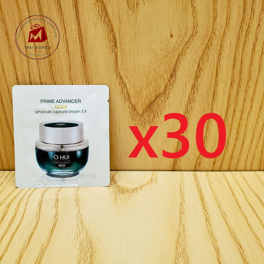 Kem dưỡng OHUI PRIME ADVANCER EX xanh căng bóng da chống lão hóa 10 30 60