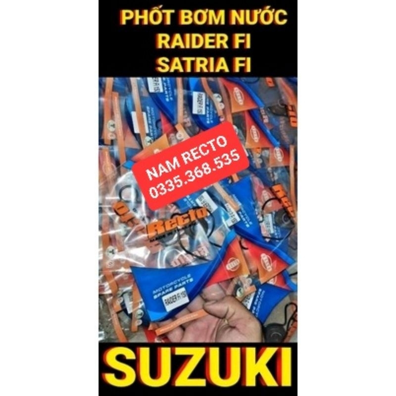 Phốt bơm nước raider fi,satria fi chính hãng recto