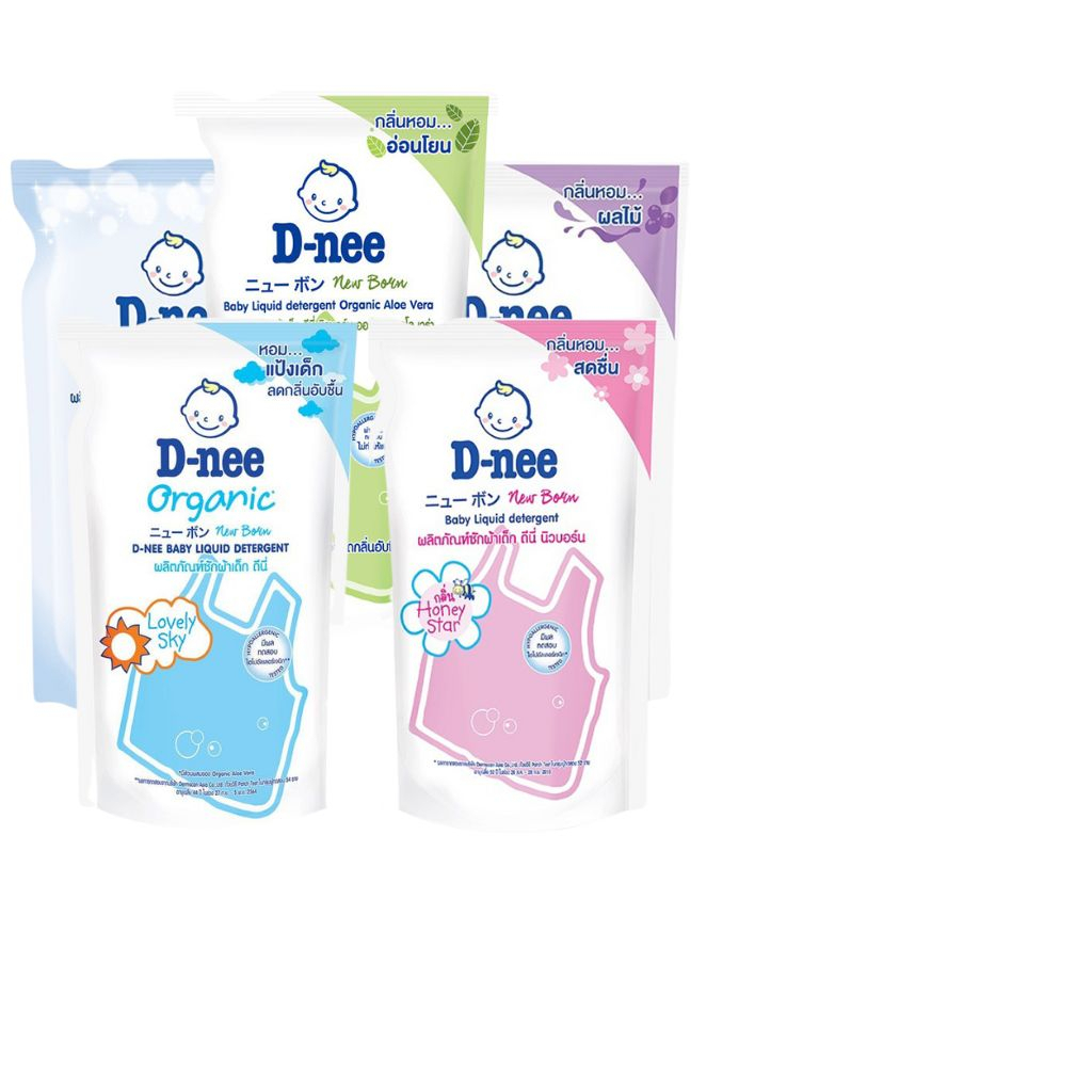 Nước giặt quần áo em bé Dnee túi 550ml- Chính hãng Công ty Đại Thịnh