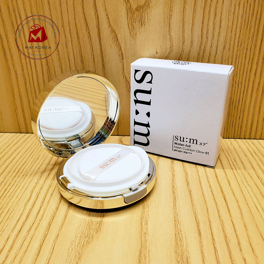 Phấn nước Sum Xanh Water Full Mesh Cushion Glow cho da dầu cao cấp