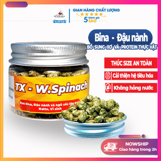 Thức ăn Tép cảnh - Rau Bina Đậu nành ( rau chân vịt Chikanasuri) - [Tép Xinh Aqua]