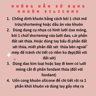 Khuôn silicone hình butterfly nhỏ đất sét