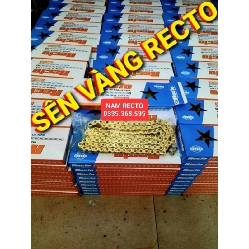 Sên vàng,sên đen chính hãng RECTO [ 124L 132L 9LY 122L 132L 10LY MALAYSIA