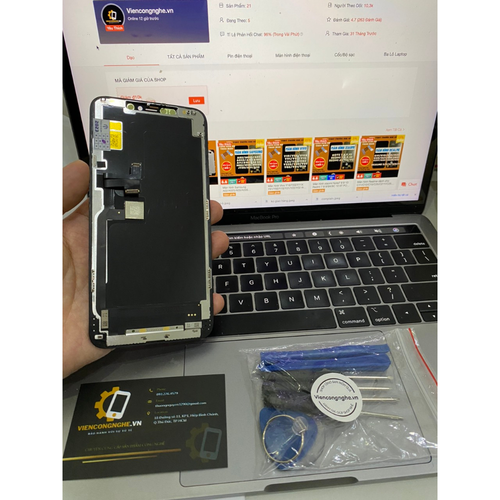 Màn hình thay thế cho 11/11pr/11prm GX và LCD chuẩn