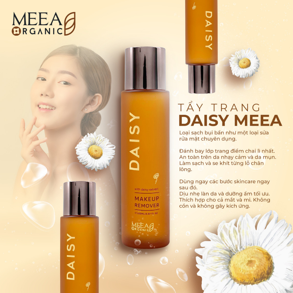 ♛HOT♛ Nước tẩy trang daisy meea organic | PINKYHOUSE95 |
