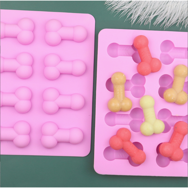 HCM-Khuôn Silicon Hình Con Ciu Dễ Thương Làm Socola, Đậu Hũ Non, Thạch Rau câu, Pudding, Làm Xà Bông CAKESHOP