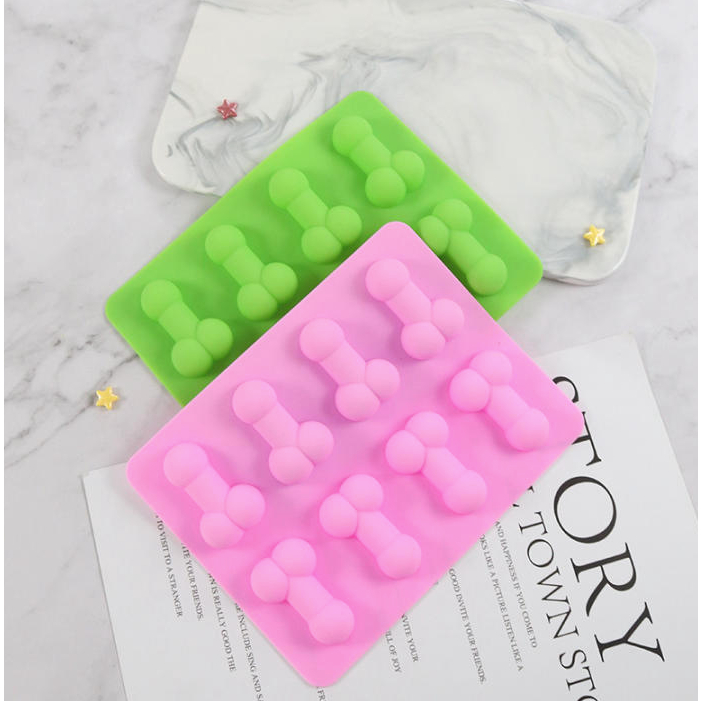 HCM-Khuôn Silicon Hình Con Ciu Dễ Thương Làm Socola, Đậu Hũ Non, Thạch Rau câu, Pudding, Làm Xà Bông CAKESHOP