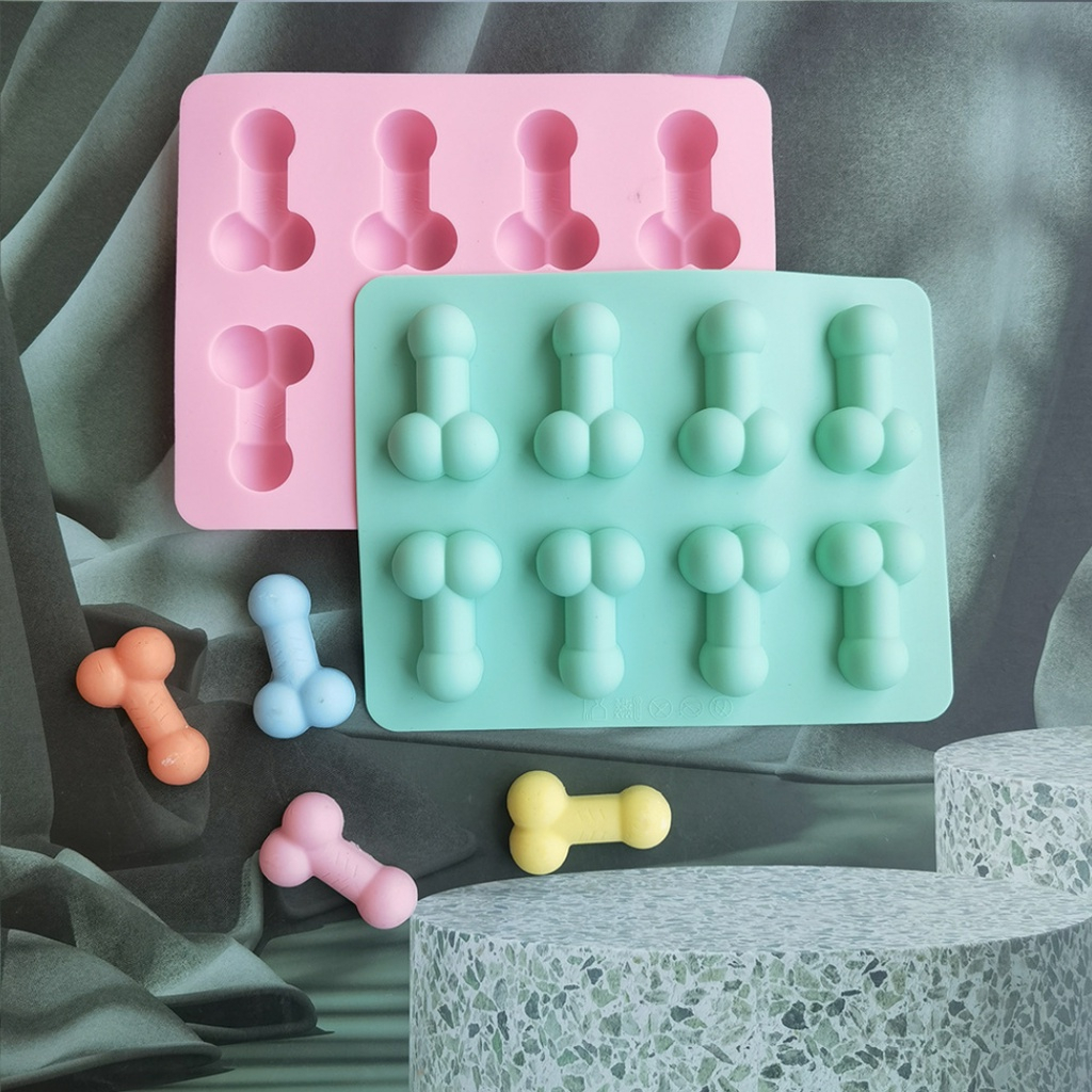 HCM-Khuôn Silicon Hình Con Ciu Dễ Thương Làm Socola, Đậu Hũ Non, Thạch Rau câu, Pudding, Làm Xà Bông CAKESHOP