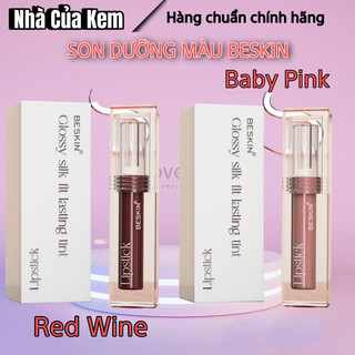 Son dưỡng màu beskin : red wine & baby pink