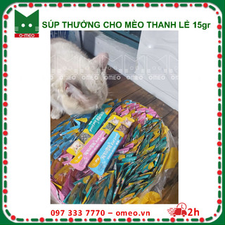 SÚP THƯỞNG CHO MÈO - THANH LẺ 15gr