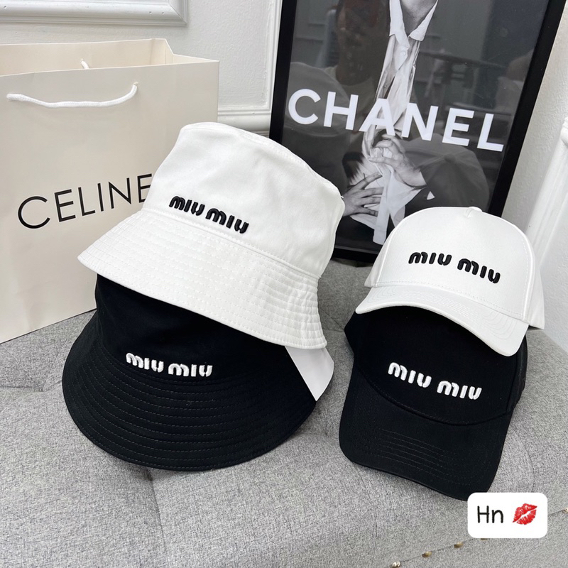 Mũ bucket + mũ lưỡi trai thời trang, form chuẩn, có 2màu, hàng quảng châu