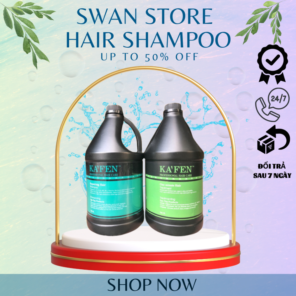 GỘI XẢ CAN 5L KAFEN trọng lượng 4,5kg SWAN STORE