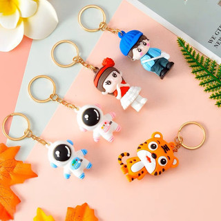 Móc khoá, phụ kiện trang trí cute, Móc Khóa Thời Trang Hoạt Hình Dễ Thương Đeo Balo Xe Máy Tiện Lợi
