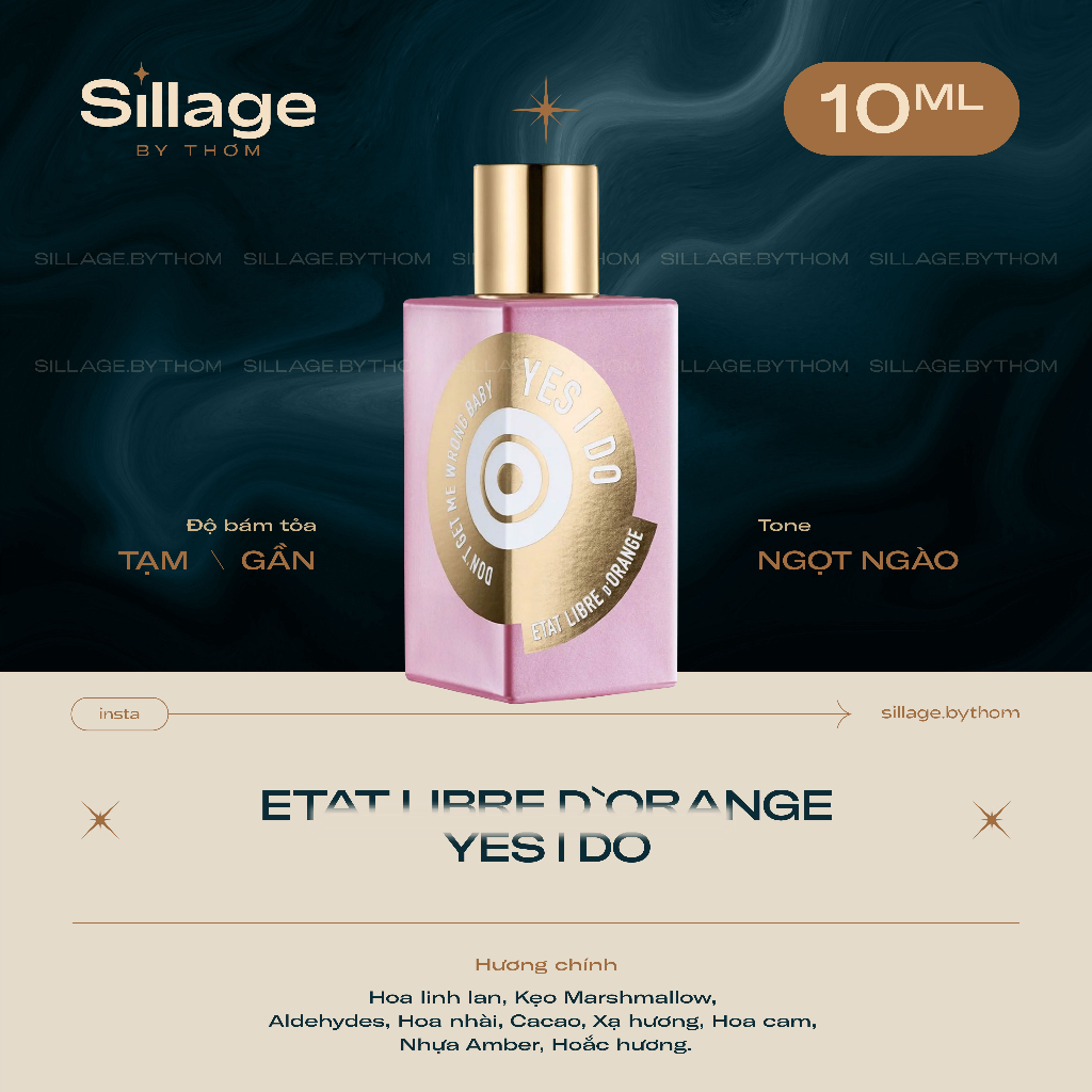 ELDO YES I DO EDP - ETAT LIBRE D'ORANGE DON'T GET ME WRONG BABY | Mẫu thử nước hoa unisex