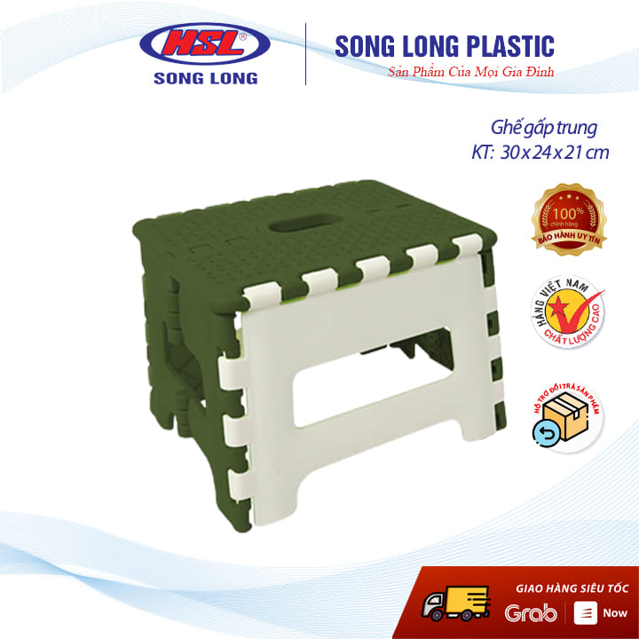 Ghế nhựa xếp gọn Song Long Plastic đẩu trung - 2578